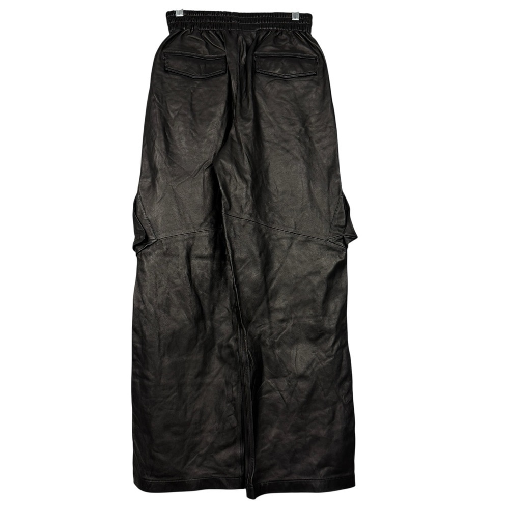 Dion Lee Lamb Leather Straight Wide Leg Pocket Cargo Pants - Picture 5 of 11